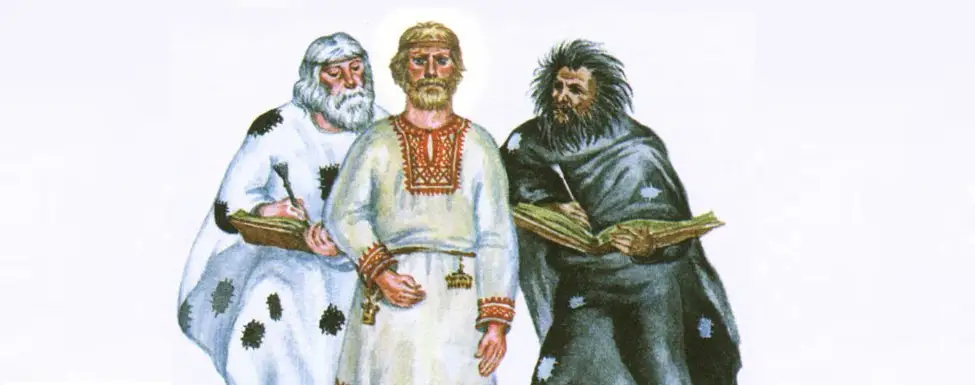 Triglav - three headed god