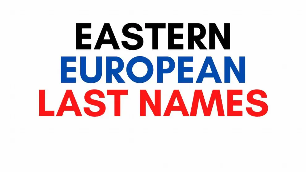 Eastern European surnames