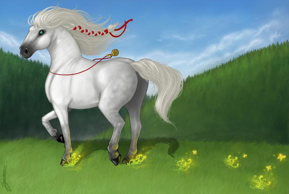 Yarilo in a horse form